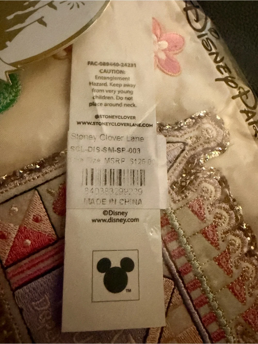 Disney x Stoney Clover Lane bag “It’s a Small World” Limited Collection